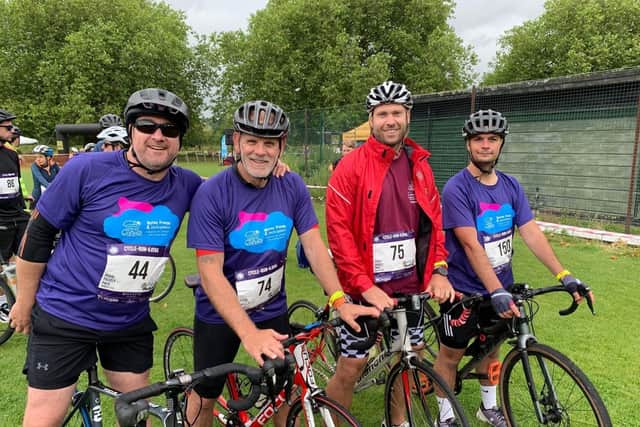 Miller Homes' team at the Winchester Pedal, Paddle, Pace event, raising money for Naomi House