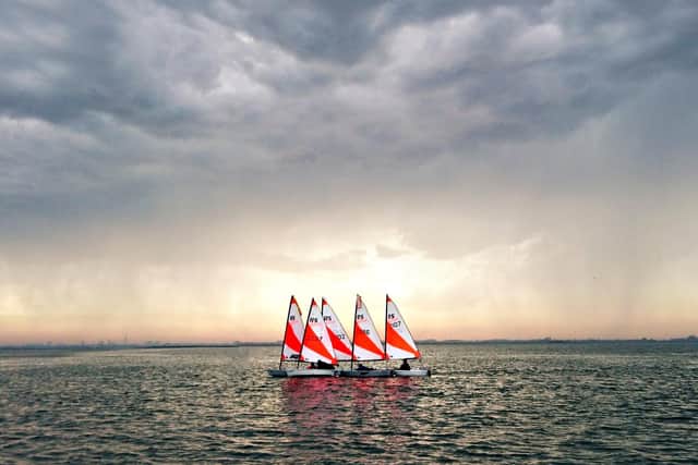 Stewart Johnson from Havant has been crowned this month's winner in the prestigious RYA National 2020 ilovesailing calendar competition with his image 'Safety in numbers'