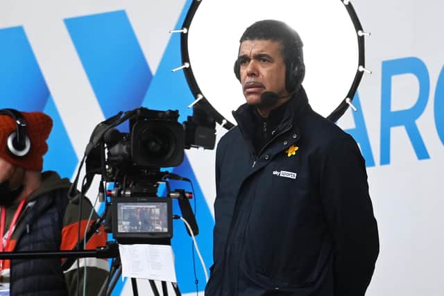 Former Pompey defender and now Sky Sports pundit Chris Kamara    Picture:  Ross Kinnaird/Getty Images