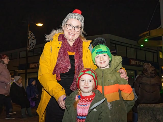 Lucy with Arweyn, 5, and Bode, 9, from Denmead. Photos by Alex Shute