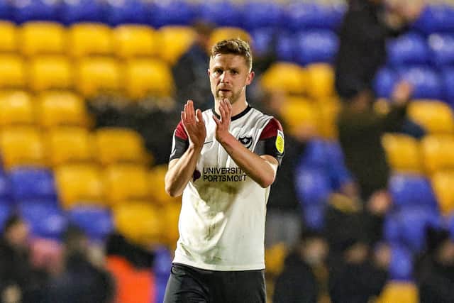 Michael Jacobs (has scored three goals for Pompey this term. Picture: Nigel Keene/ProSportsImages