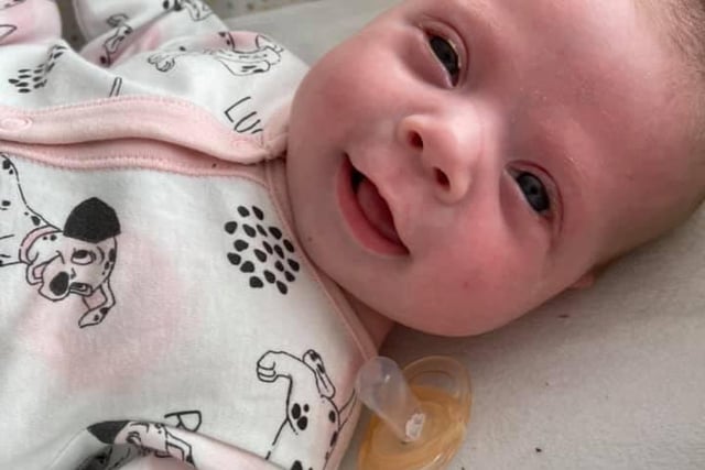 Baby Rubi-Leigh was born on March 18 to mum Kymberley Bailey-Davies.