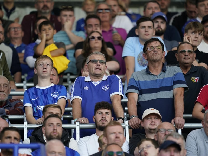 Pompey fans had to wait patiently for their 2-0 win against Port Vale