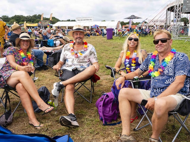 Festival-goers enjoyed a weekend of sun and music.