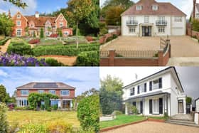 There is a huge range of homes in the area that are on the market for millions of pounds.