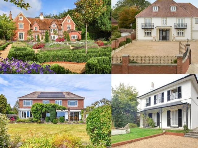 There is a huge range of homes in the area that are on the market for millions of pounds.
