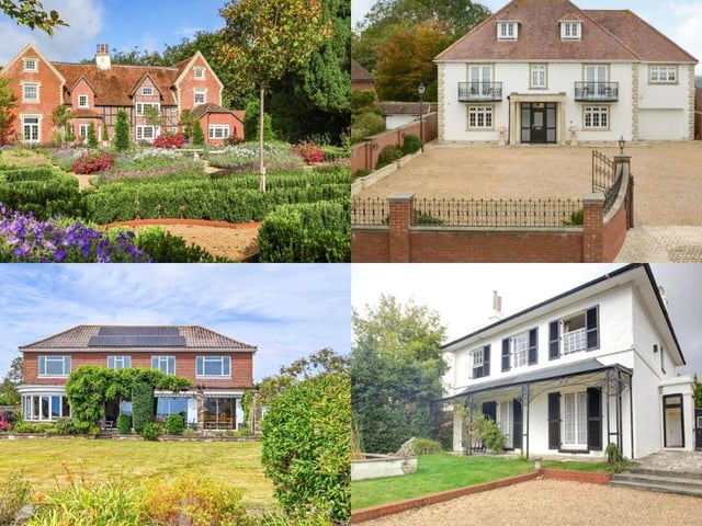There is a huge range of homes in the area that are on the market for millions of pounds.