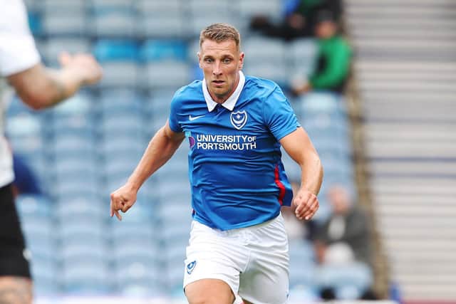 Pompey's Lee Brown. Picture: Joe Pepler