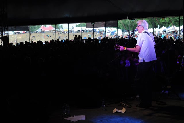 Nick Lowe peforming at Wickham Festival in 2021.

Picture: Paul Windsor