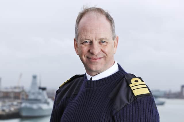 Vice Admiral Jerry Kidd - the first commanding officer of HMS Queen Elizabeth aircraft carrier
