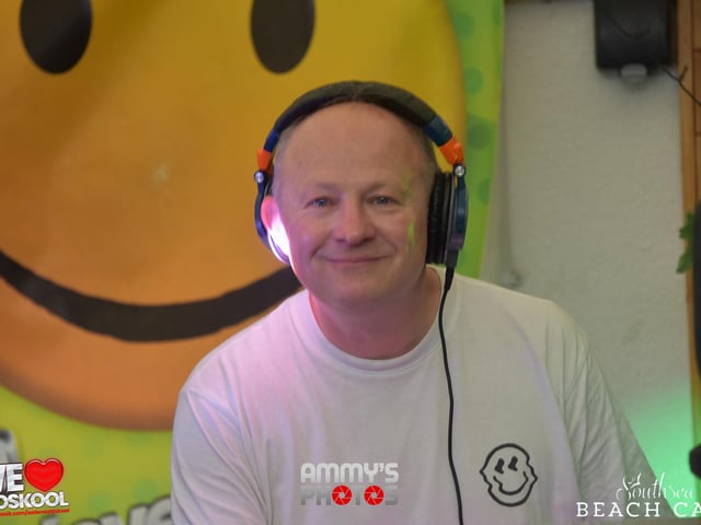 DJ Matt Handy's party at Southsea Beach cafe marking 30 year career