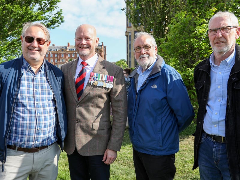 From left: Paul Clatworthy, Andy Rutt MBE, John Wademan and Martin Eustace.Picture: Chris  Moorhouse (050624-018)