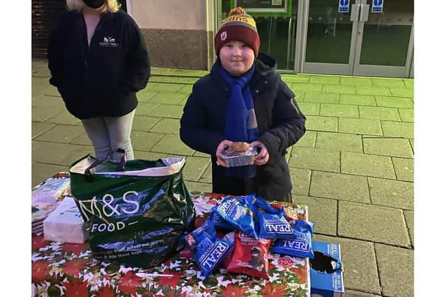 Albie Leahy has been serving up hot meals to homeless people in Portsmouth after raising funds and gathering donations to support Helping Hands