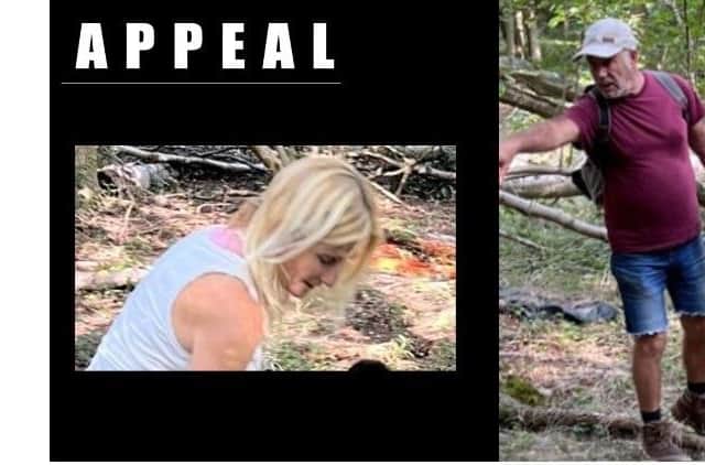 Appeal to find man and woman after dog biting incident . Pic Hants police
