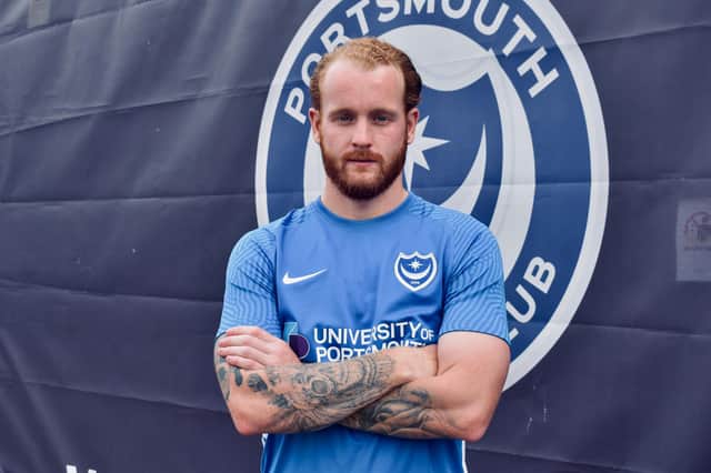 Pompey have announced the capture of left-back Connor Ogilvie. Picture: Portsmouth FC