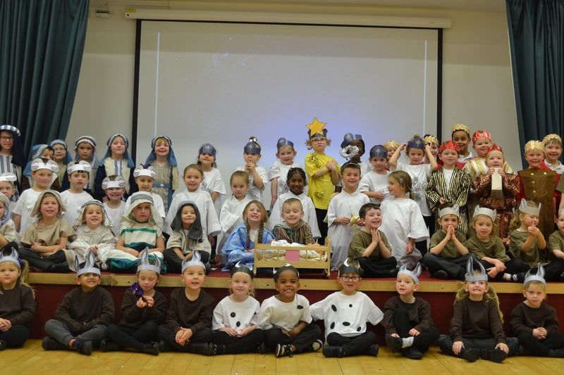 Year R pupils at Barncroft Primary School, Havant, looked fantastic as they put on a nativity. Picture: Submitted