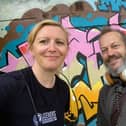 Clair Martin and Steve Baker, organisers of the Diverse City Trail