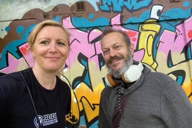 Clair Martin and Steve Baker, organisers of the Diverse City Trail