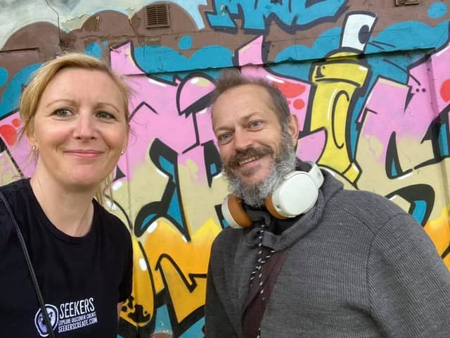 Clair Martin and Steve Baker, organisers of the Diverse City Trail