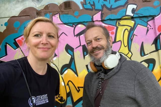 Clair Martin and Steve Baker, organisers of the Diverse City Trail