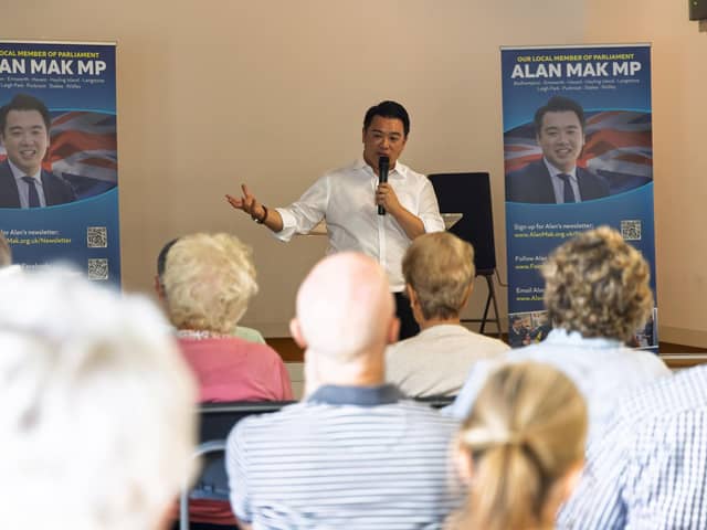 Alan Mak MP at the Q&A public meeting