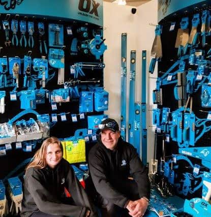Gosport Plant and Tool Hire owner Andy Bottriell and daughter Georgia Bottriell