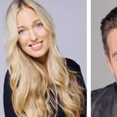 Sky TV presenter Hayley Palmer from Fareham and Mark Read from Portsmouth, who is part of band A1