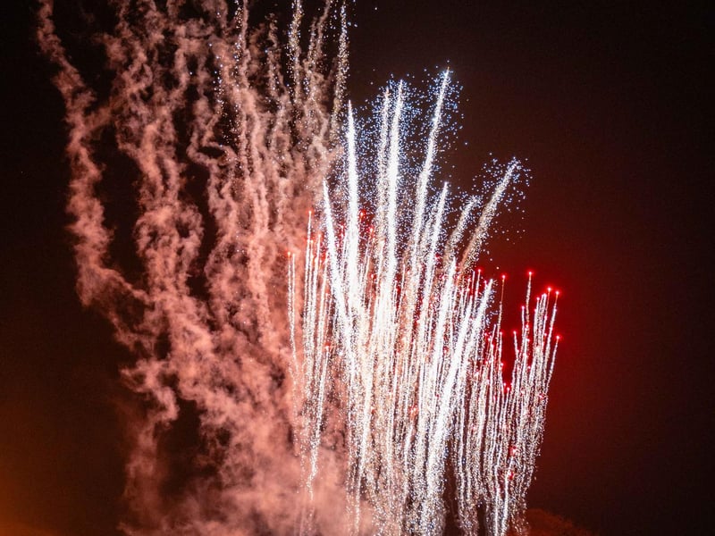 Fireworks & entertainment at
HMS Sultan
