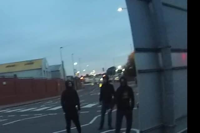 Hampshire police have released a series of images of people they want to speak to in connection with disorder on the M275 on the evening of Wednesday, August 7, 2024.Picture by Hampshire and Isle of Wight Constabulary