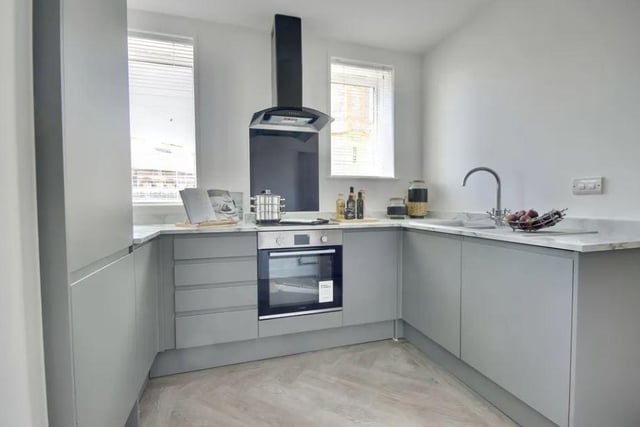 Here is what the kitchen looks like.