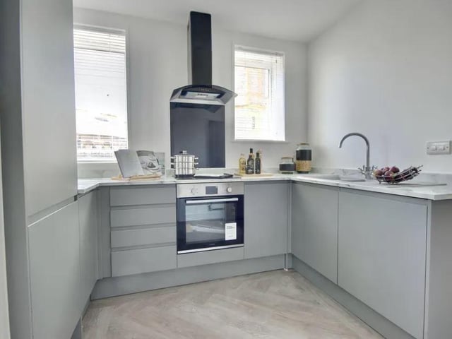 Here is what the kitchen looks like.