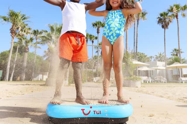Sandy suitcases are no more! TUI launches ‘Sand Shaker’, an innovative piece of tremor technology which gets kids sand free in seconds after a day at the beach