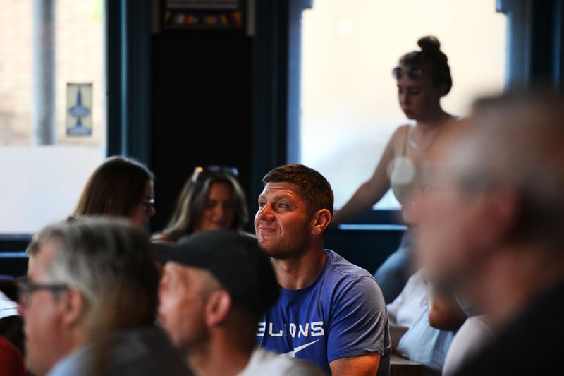 Fans at the The Shepherd's Crook Pub and Kitchen in Milton watching the game
