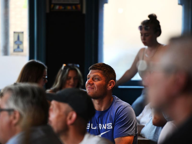 Fans at the The Shepherd's Crook Pub and Kitchen in Milton watching the game