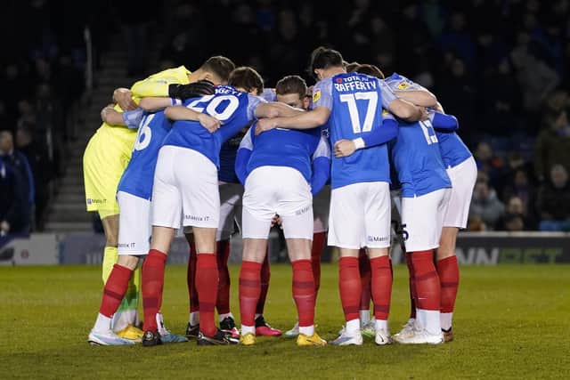 Pompey fans have to be realistic over the Blues' play-off chances this season.