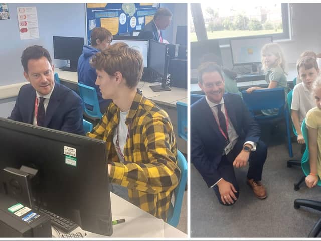 Stephen Morgan MP on his visit to UTC Portsmouth