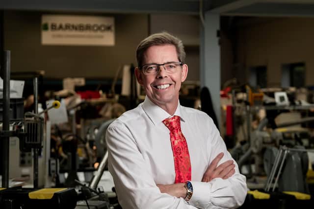 SWITCHED ON: Barnbrook Systems managing director Andrew Barnett