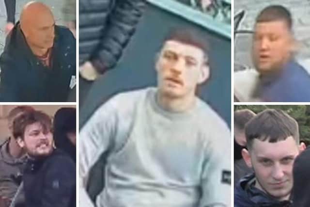 The five men police want to speak to after trouble following Southampton against Spurs in March