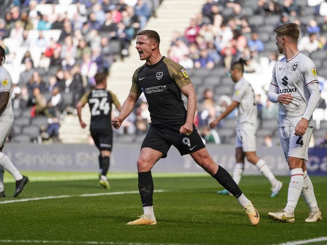 Led the line impeccably on Friday and gave his all both in attack and fulfilling his defensive duties. Is Pompey’s magic man and will start in attack once again.