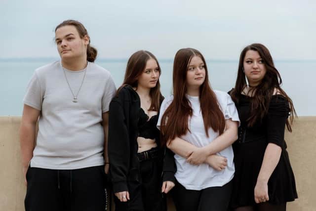 (Band Members from L to R: Rueben Wickham, Lily Richards, Darcy Tolley & Leah Turner)