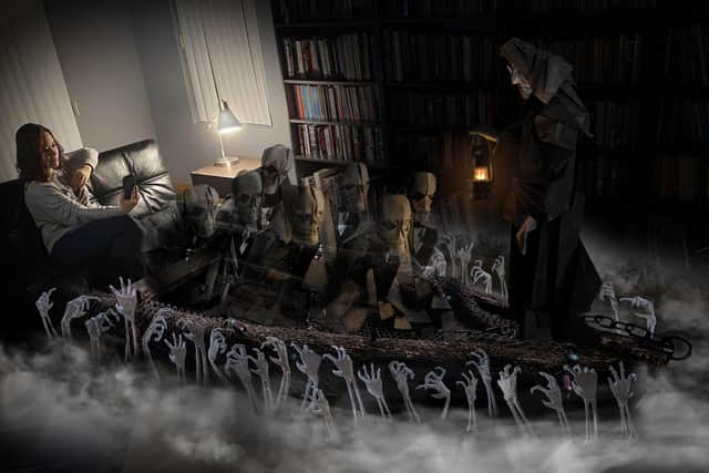 A recreation of experiencing The Ship of The Dead through augmented reality (AR) on your phone