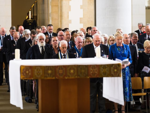 Pictured is: The congregation. Picture: Keith Woodland (190621-504).