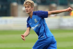 Tommy Leigh in action for Baffins Milton Rovers. Picture: Chris Moorhouse