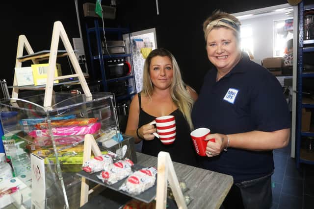 Pictured is Roxy Barber and Pauline Smith, centre manager.
Picture: Sam Stephenson