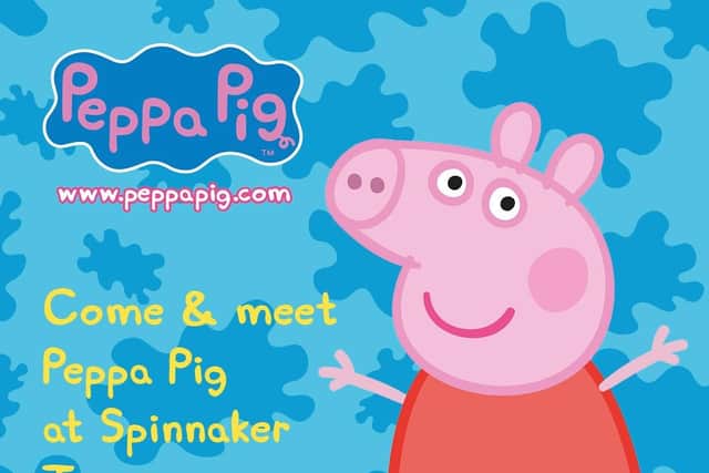 Peppa Pig is coming to Portsmouth during the school holidays.