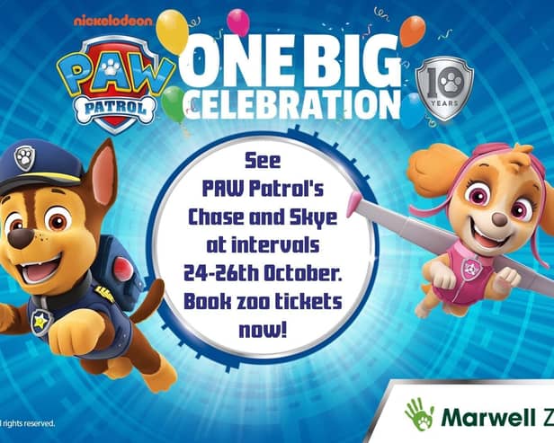 Marwell Zoo is hosting story time with characters from PAW Patrol.