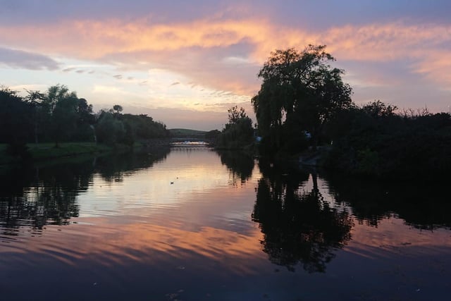 One of our readers took this picture of a calm evening at Hilsea Lido.