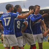 Jack Sparkes, right, earns praise from him Pompey team-mates     Picture: Barry Zee