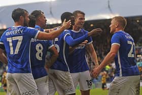 Jack Sparkes, right, earns praise from him Pompey team-mates     Picture: Barry Zee