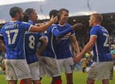 Jack Sparkes, right, earns praise from him Pompey team-mates     Picture: Barry Zee
